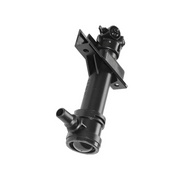Front Left Headlight Washer Nozzle for AUDI Q3 8UB (2013-2020) in Black color ABS