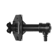 Front Left Headlight Washer Nozzle for AUDI Q3 8UB (2013-2020) in Black color ABS