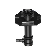 Front Left Headlight Washer Nozzle for AUDI Q3 8UB (2013-2020) in Black color ABS
