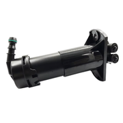 Front Left Headlight Washer Nozzle for AUDI Q7 4LB (2006-2015) in Black color with ABS material