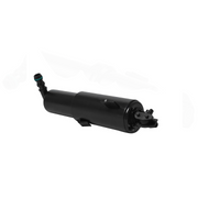 Front Left Headlight Washer Nozzle for BMW 3 Series E90 (2007-2011) in Black color ABS, One-hole Nozzle, with lift cylinder