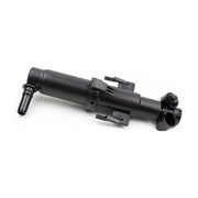 Front Left Headlight Washer Nozzle for BMW 5 SERIES GRAN TURISMO F07 (2009-2019) in Black color ABS with lift cylinder