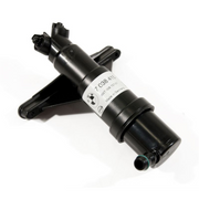 Front Left Headlight Washer Nozzle for BMW 5 Series E60 (2007-2009) in Black color ABS Two-hole Nozzle