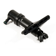 Front Left Headlight Washer Nozzle for BMW 5 Series E60 (2007-2009) in Black color ABS Two-hole Nozzle