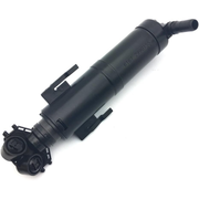 Front Left Headlight Washer Nozzle for BMW X1 E84 (2009-2015) in Black color ABS