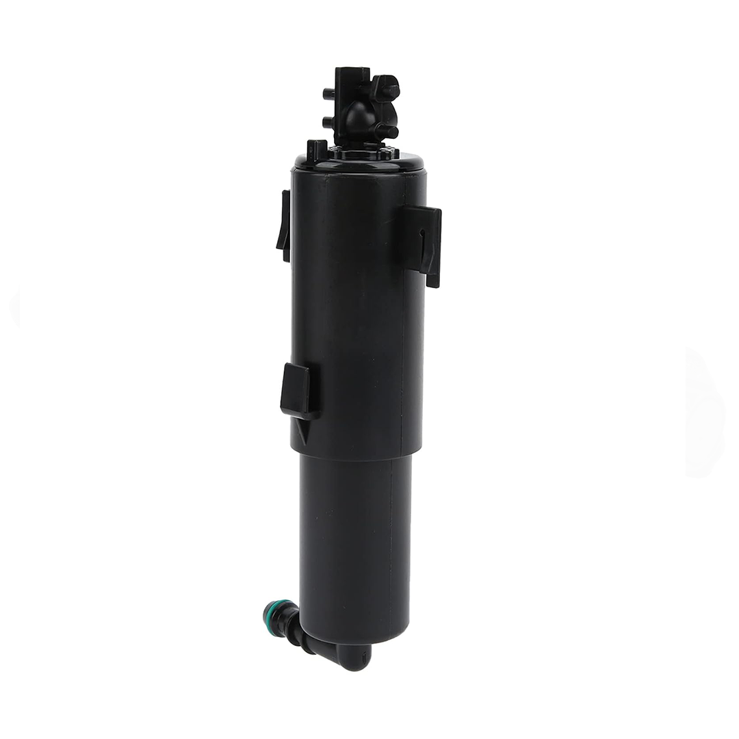 Front Left Headlight Washer Nozzle for BMW X5 E70 (2008-2013) in Black color with ABS material
