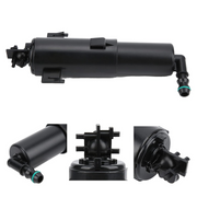 Front Left Headlight Washer Nozzle for BMW X5 E70 (2008-2013) in Black color with ABS material
