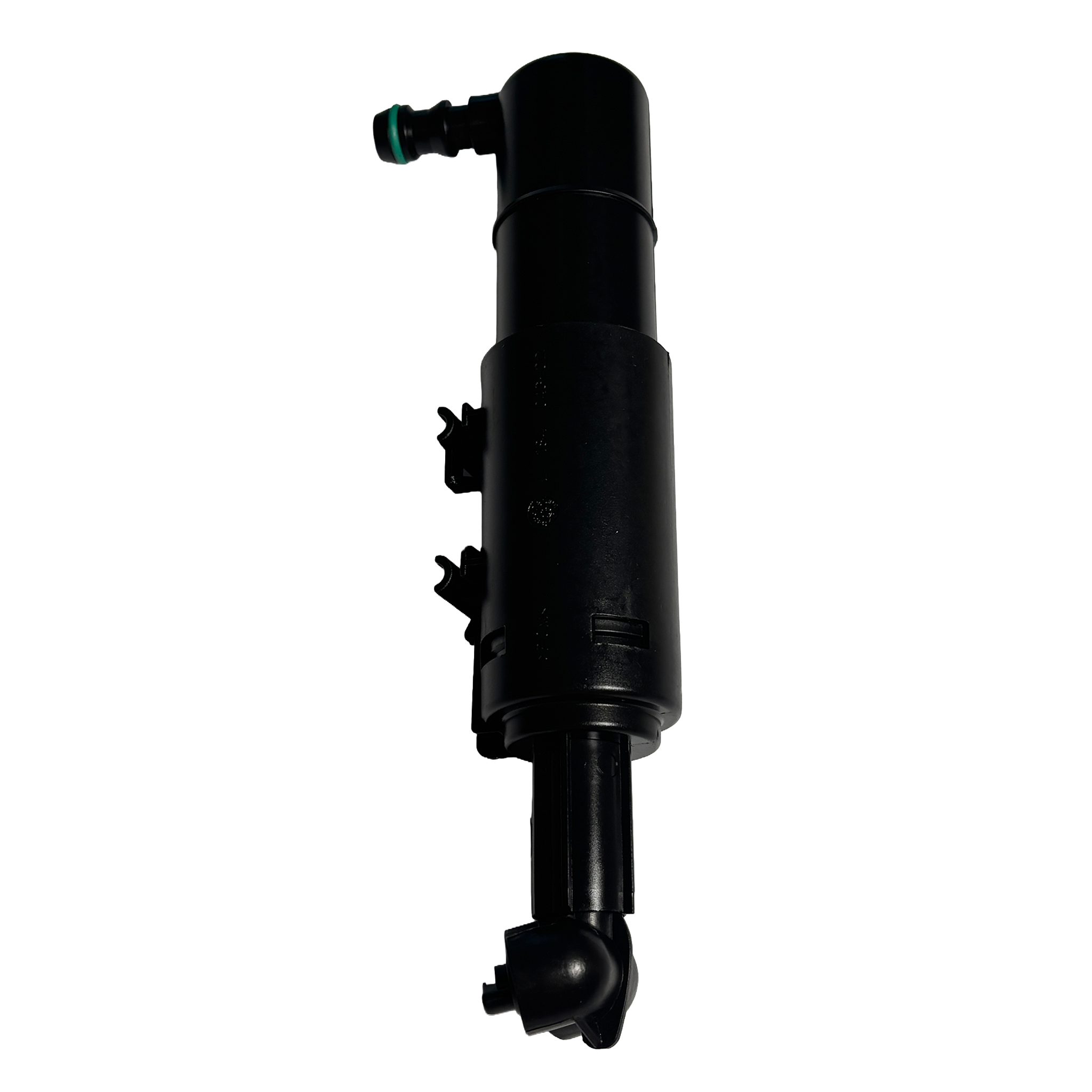 Front Left Headlight Washer Nozzle for MERCEDES-BENZ C-CLASS W204 (2007-2014) in Black color ABS