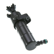 Front Left Headlight Washer Nozzle for MERCEDES-BENZ E-CLASS W212 (2009-2016) in Black color ABS material