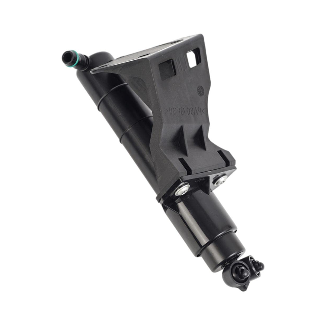 Front Left Headlight Washer Nozzle for MERCEDES-BENZ ML-CLASS W164 (2006-2012) in Black color with ABS material and lift cylinder