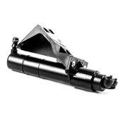 Front Left Headlight Washer Nozzle for MERCEDES-BENZ ML-CLASS W164 (2006-2012) in Black color with ABS material and lift cylinder