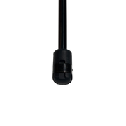 Front Left Hood Strut Cover for MERCEDES-BENZ E-CLASS W212 (2009-2016) in Black color made of Rubber and Plastic