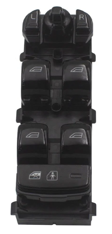 Front Left Power Window Switch for VOLVO XC90 275 (2008-2014) in Black color 3 Pin
