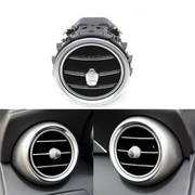 Front Left & Right AC Vent Assembly Set for MERCEDES-BENZ C-CLASS W205 (2014-2023) in Black color High-End Model Chrome