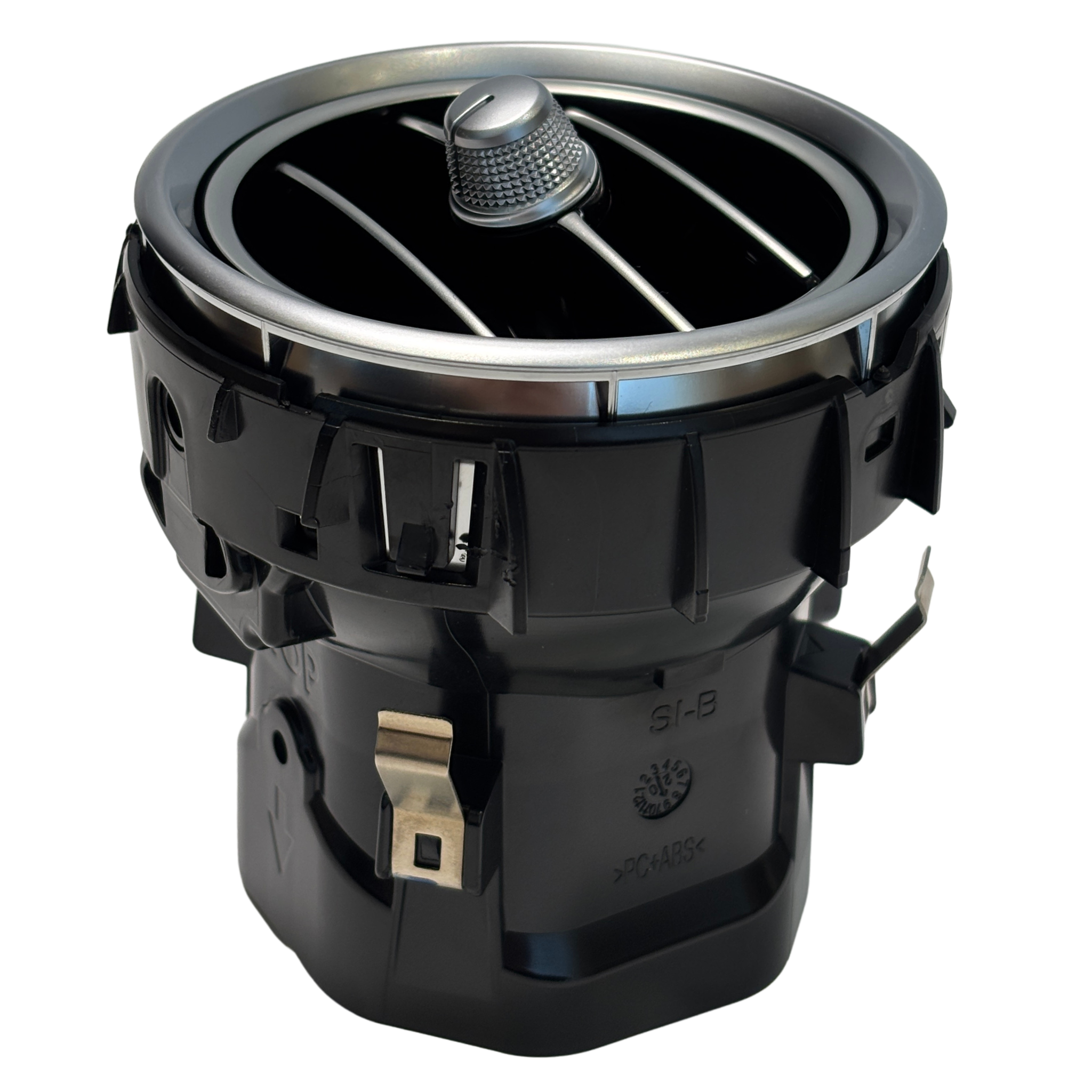Front Left & Right AC Vent Assembly Set for MERCEDES-BENZ GLC W253 (2015-2023) in Black color High-End Model Chrome