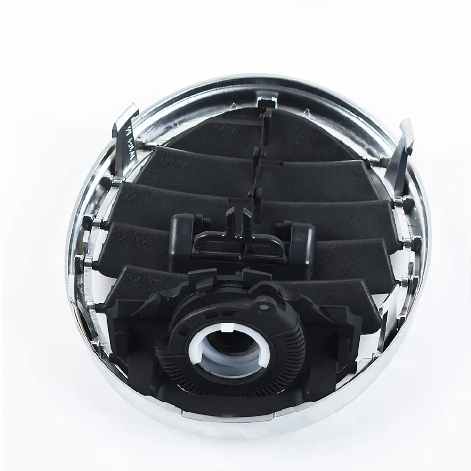 Front Left & Right AC Vent Grille Set for MERCEDES-BENZ ML-CLASS W164 (2006-2012) in Black color Chrome
