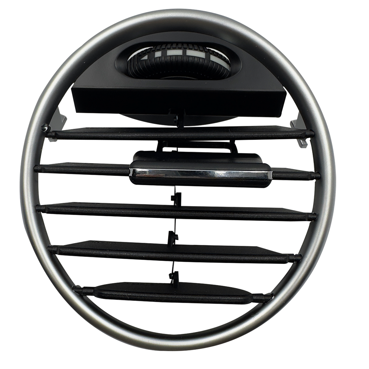 Front Left & Right AC Vent Grille Set for MERCEDES-BENZ ML-CLASS W164 (2006-2012) in Black color Chrome