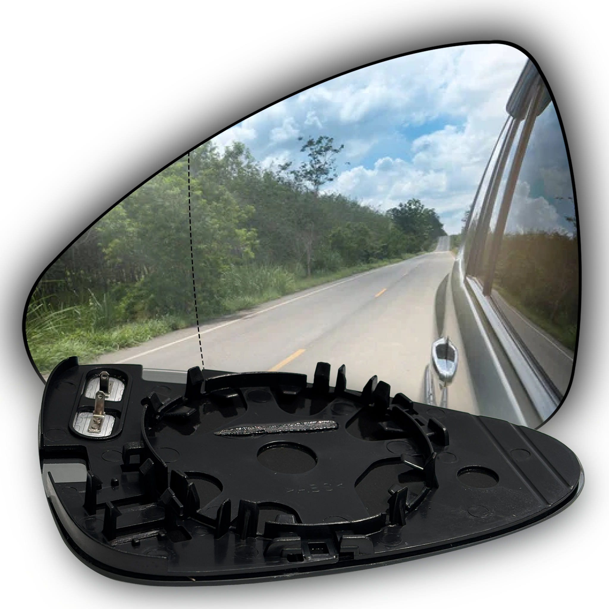 Front Left Sub Mirror for PORSCHE PANAMERA 970 (2009-2016) Heated, Double Curvature