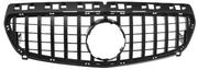 Front Radiator Grille for MERCEDES-BENZ A-CLASS W176 (2013-2015) GTR Panamericana Style in Gloss Black