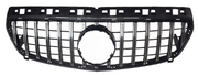 Front Radiator Grille for MERCEDES-BENZ A-CLASS W176 (2013-2015) GTR Panamericana Style in Silver