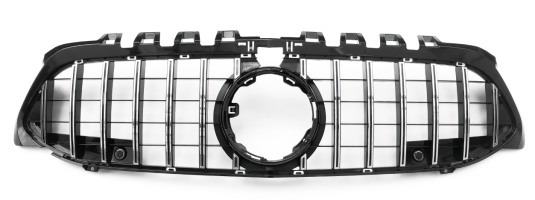 Front Radiator Grille for MERCEDES-BENZ A-CLASS W177 (2019) GTR Panamericana Style in Silver