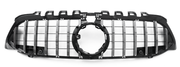 Front Radiator Grille for MERCEDES-BENZ A-CLASS W177 (2019) GTR Panamericana Style in Silver
