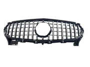 Front Radiator Grille for MERCEDES-BENZ AMG GT C190 (2015-2016) GTR Panamericana Style in Silver
