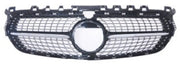 Front Radiator Grille for MERCEDES-BENZ B-CLASS W247 (2020) Diamond Style in Gloss Black