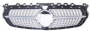 Front Radiator Grille for MERCEDES-BENZ B-CLASS W247 (2020) Diamond Style in Silver