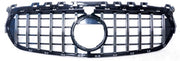 Front Radiator Grille for MERCEDES-BENZ B-CLASS W247 (2020) GTR Panamericana Style in Silver