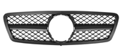 Front Radiator Grille for MERCEDES-BENZ C-CLASS W203 (2000-2007) AMG Style in Matte Black