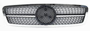 Front Radiator Grille for MERCEDES-BENZ C-CLASS W203 (2000-2007) Diamond Style in Chrome