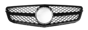 Front Radiator Grille for MERCEDES-BENZ C-CLASS W204 (2007-2014) AMG Style in Gloss Black