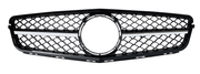Front Radiator Grille for MERCEDES-BENZ C-CLASS W204 (2007-2014) AMG Style in Silver