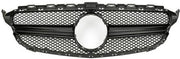 Front Radiator Grille for MERCEDES-BENZ C-CLASS W205 (2015-2018) AMG Style in Gloss Black