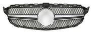 Front Radiator Grille for MERCEDES-BENZ C-CLASS W205 (2015-2018) AMG Style in Silver