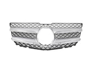 Front Radiator Grille for MERCEDES-BENZ C-CLASS W205 (2015-2018) Diamond Style in Silver