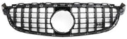 Front Radiator Grille for MERCEDES-BENZ C-CLASS W205 (2015-2018) GTR Panamericana Style in Gloss Black