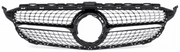 Front Radiator Grille for MERCEDES-BENZ C-CLASS W205 (2019-2023) Diamond Style in Gloss Black