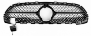 Front Radiator Grille for MERCEDES-BENZ C-CLASS W206 (2022) Diamond Style in Gloss Black