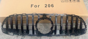 Front Radiator Grille for MERCEDES-BENZ C-CLASS W206 (2022) GTR Panamericana Style in Gloss Black