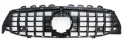 Front Radiator Grille for MERCEDES-BENZ CLA-CLASS C118 (2020-2026) GTR Panamericana Style in Gloss Black