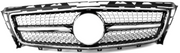 Front Radiator Grille for MERCEDES-BENZ CLS C218 (2011-2014) Diamond Style in Gloss Black