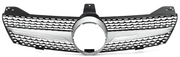 Front Radiator Grille for MERCEDES-BENZ CLS C219 (2005-2007) Diamond Style in Silver