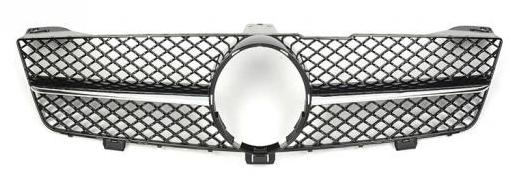 Front Radiator Grille for MERCEDES-BENZ CLS C219 (2008-2010) AMG Style in Gloss Black