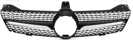 Front Radiator Grille for MERCEDES-BENZ CLS C219 (2008-2010) Diamond Style in Gloss Black