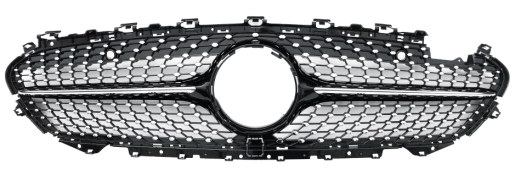 Front Radiator Grille for MERCEDES-BENZ CLS C257 (2019) Diamond Style in Gloss Black