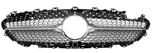 Front Radiator Grille for MERCEDES-BENZ CLS C257 (2019) Diamond Style in Silver