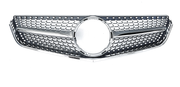 Front Radiator Grille for MERCEDES-BENZ E-CLASS W207 (2009-2013) Diamond Style in Silver