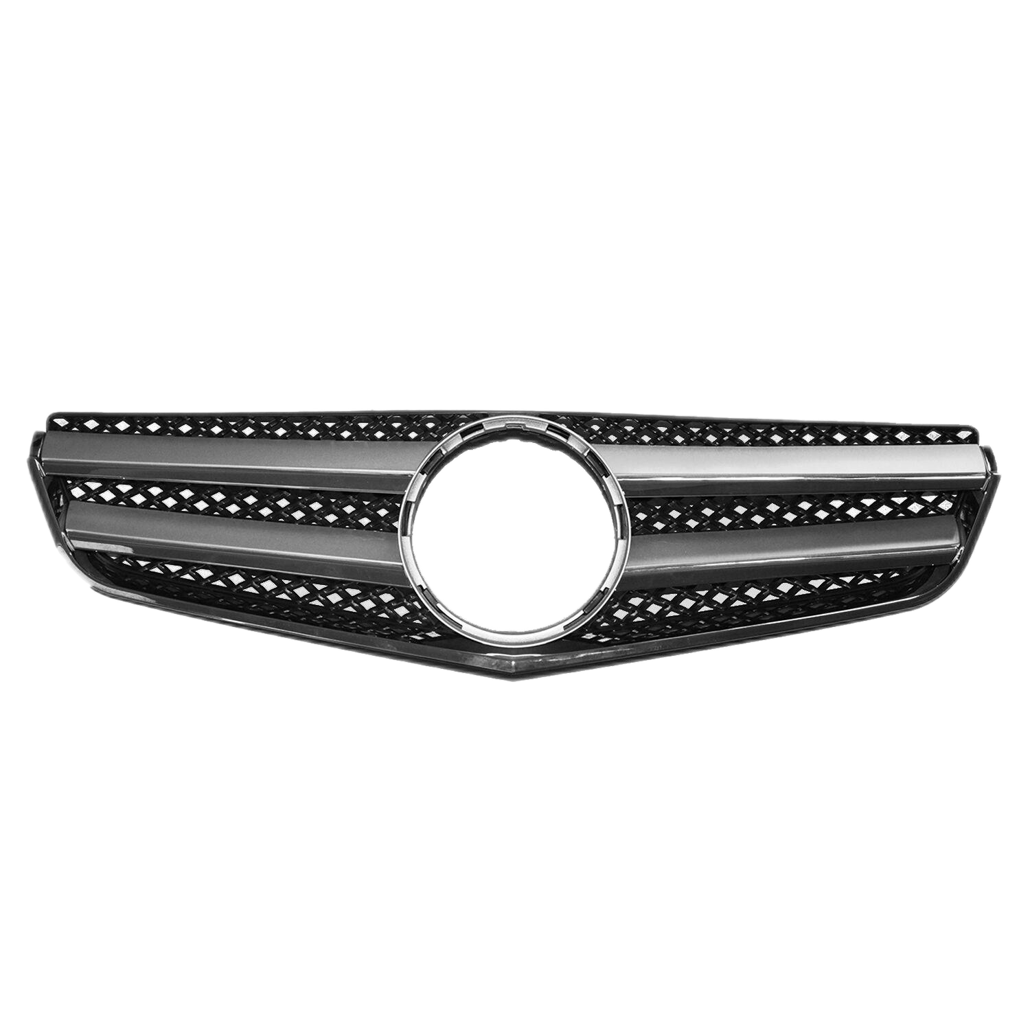 Front Radiator Grille for MERCEDES-BENZ E-CLASS W207 (2009-2013) Sport Style in Silver